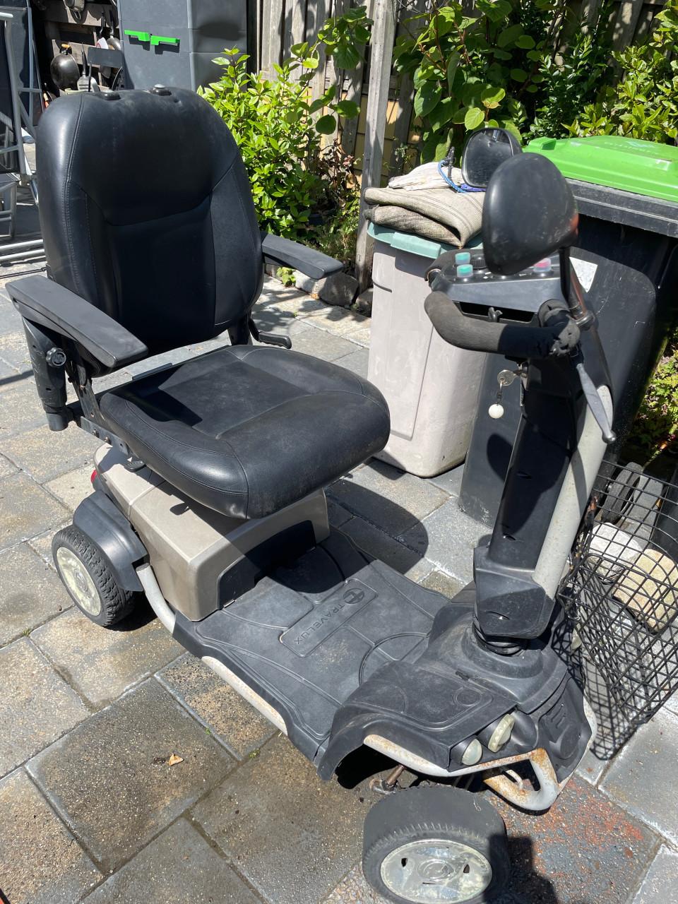 Compacte travelus scootmobiel