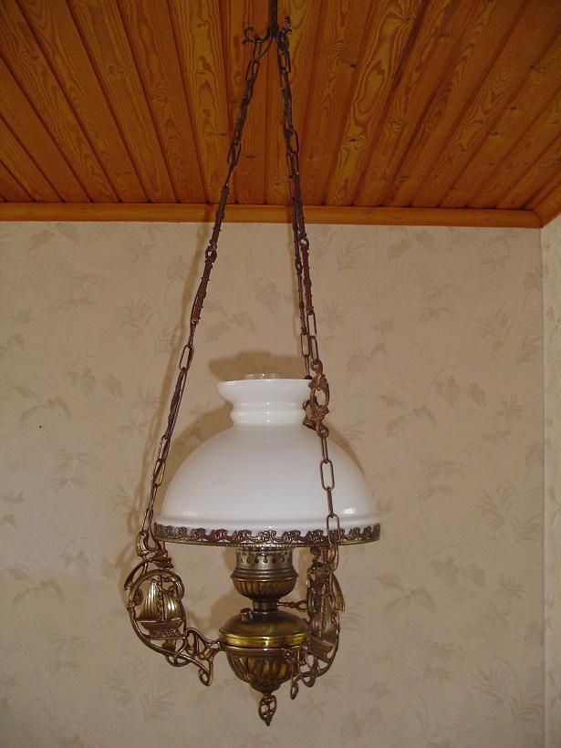 Mooie nostalgische hanglamp
