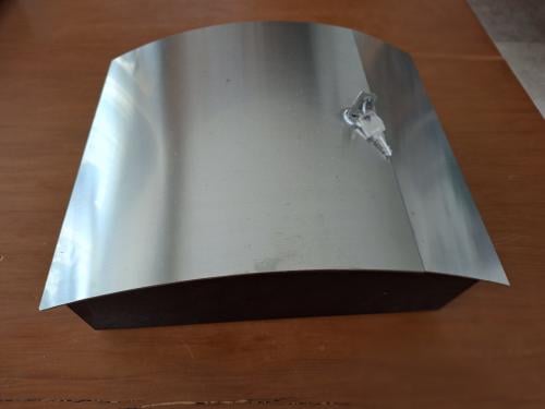 RVS brievenbus wandmodel