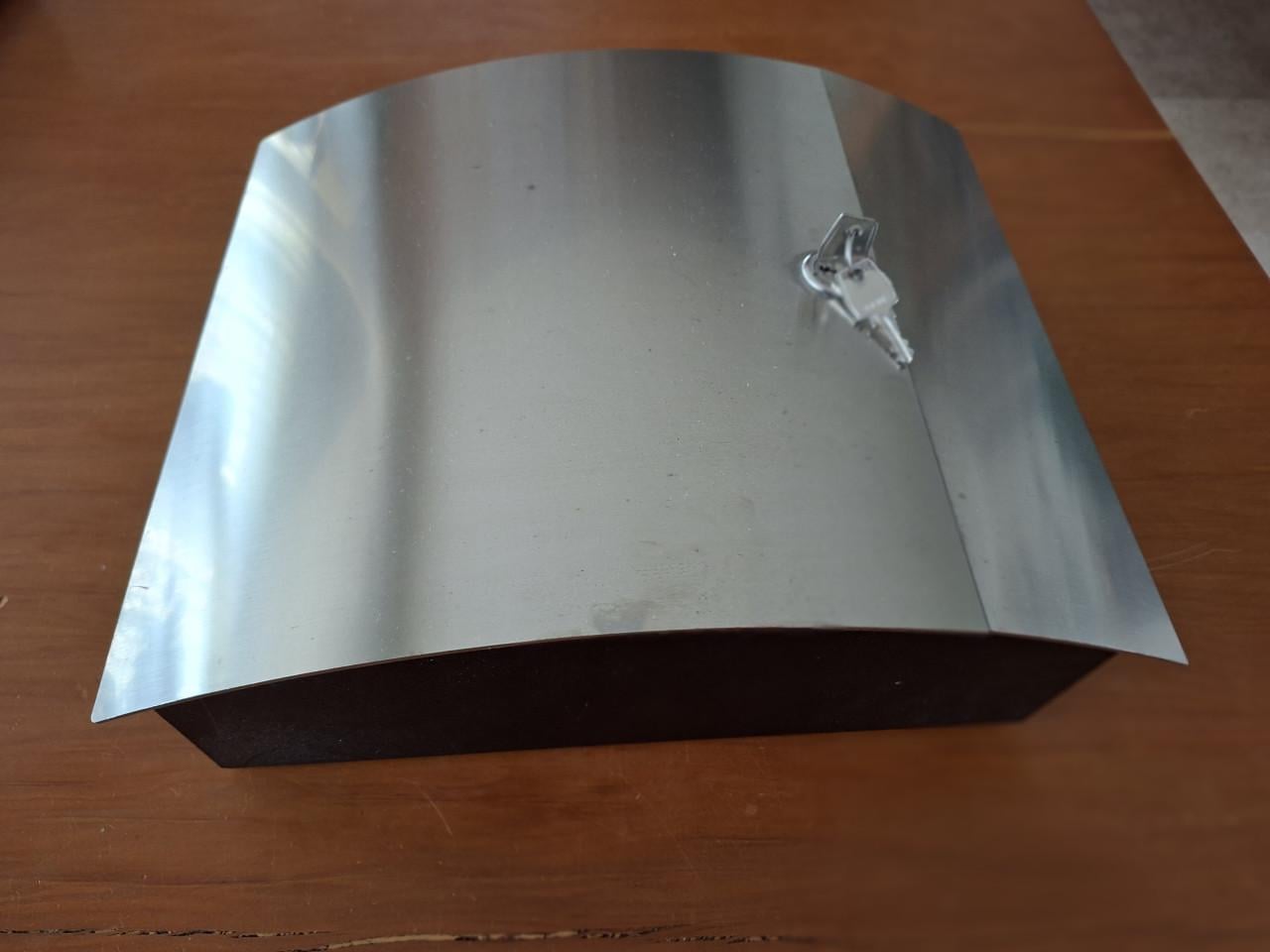 RVS brievenbus wandmodel