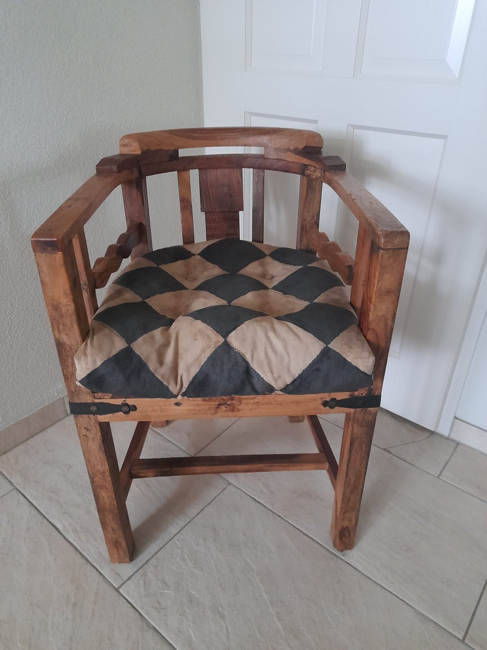 4 dikke Kussentjes (nieuw) vintage look!