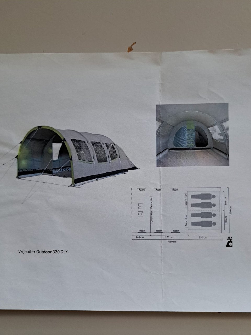 4 persoons tunneltent
