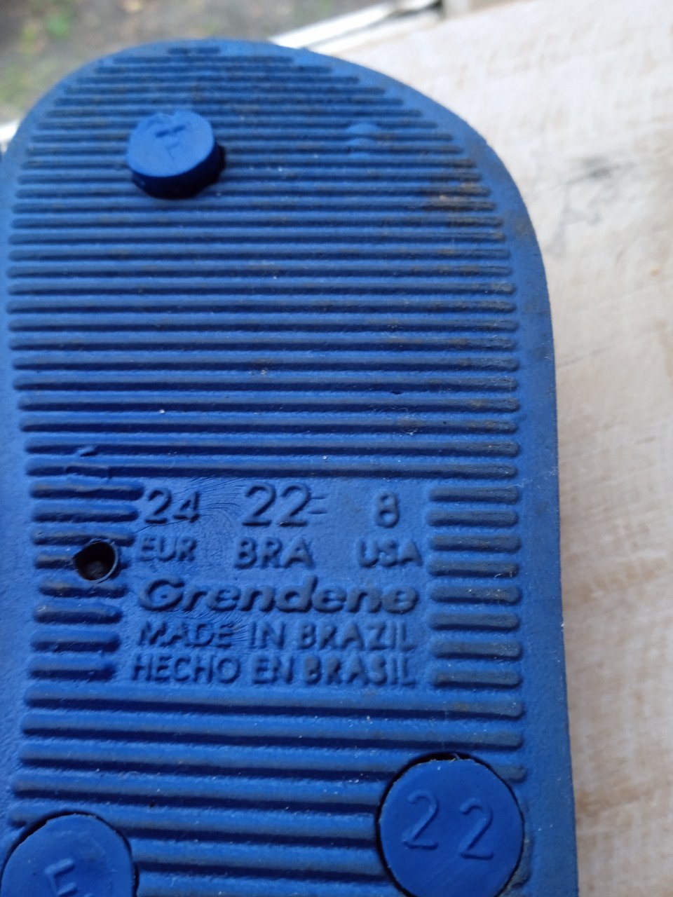 Ipanema slippers blauw ~ slippertjes kind maat 24 (EUR)