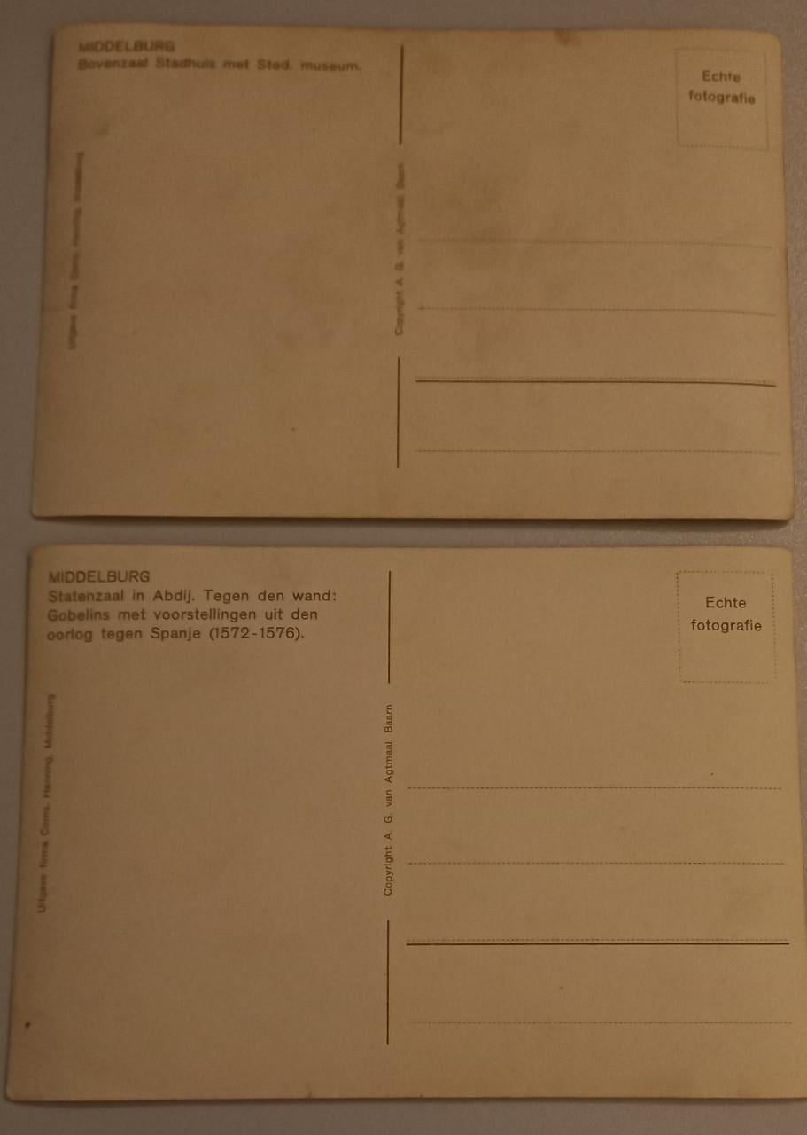 10 Oude ansichtkaarten Middelburg
