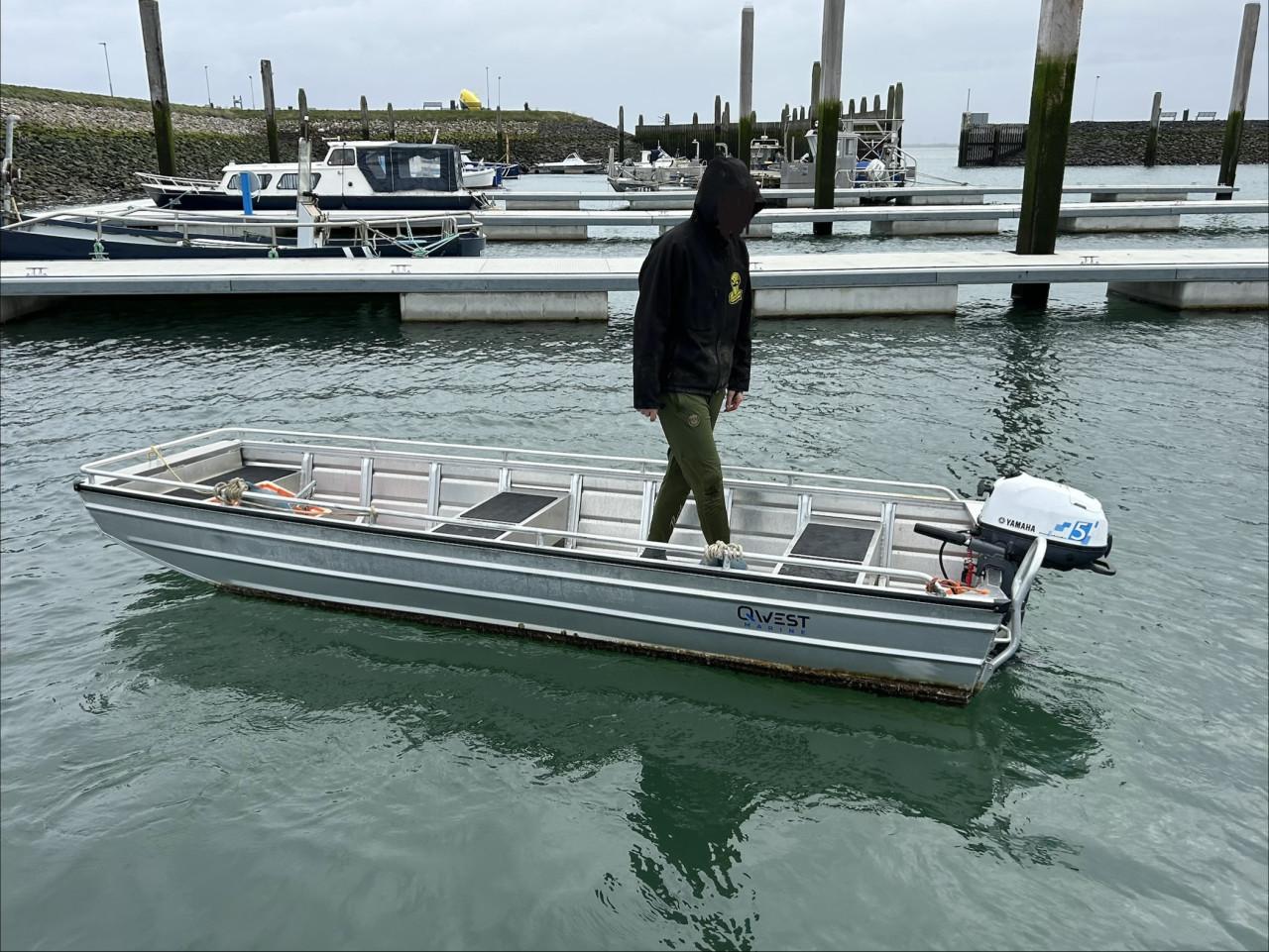 Aluminium boot Yamaha 5pk viertaktmotor