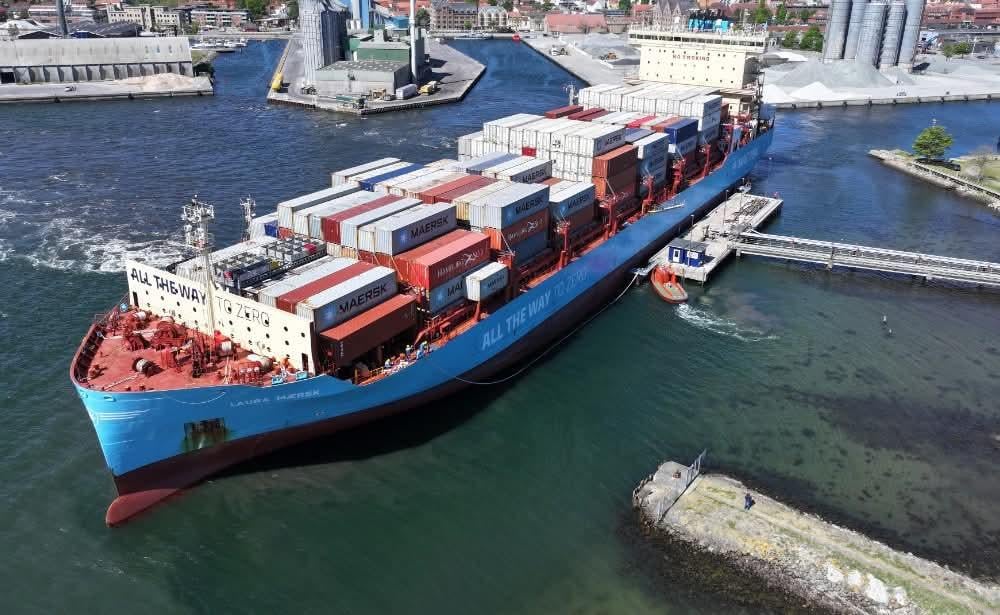 Container schip modelbouw