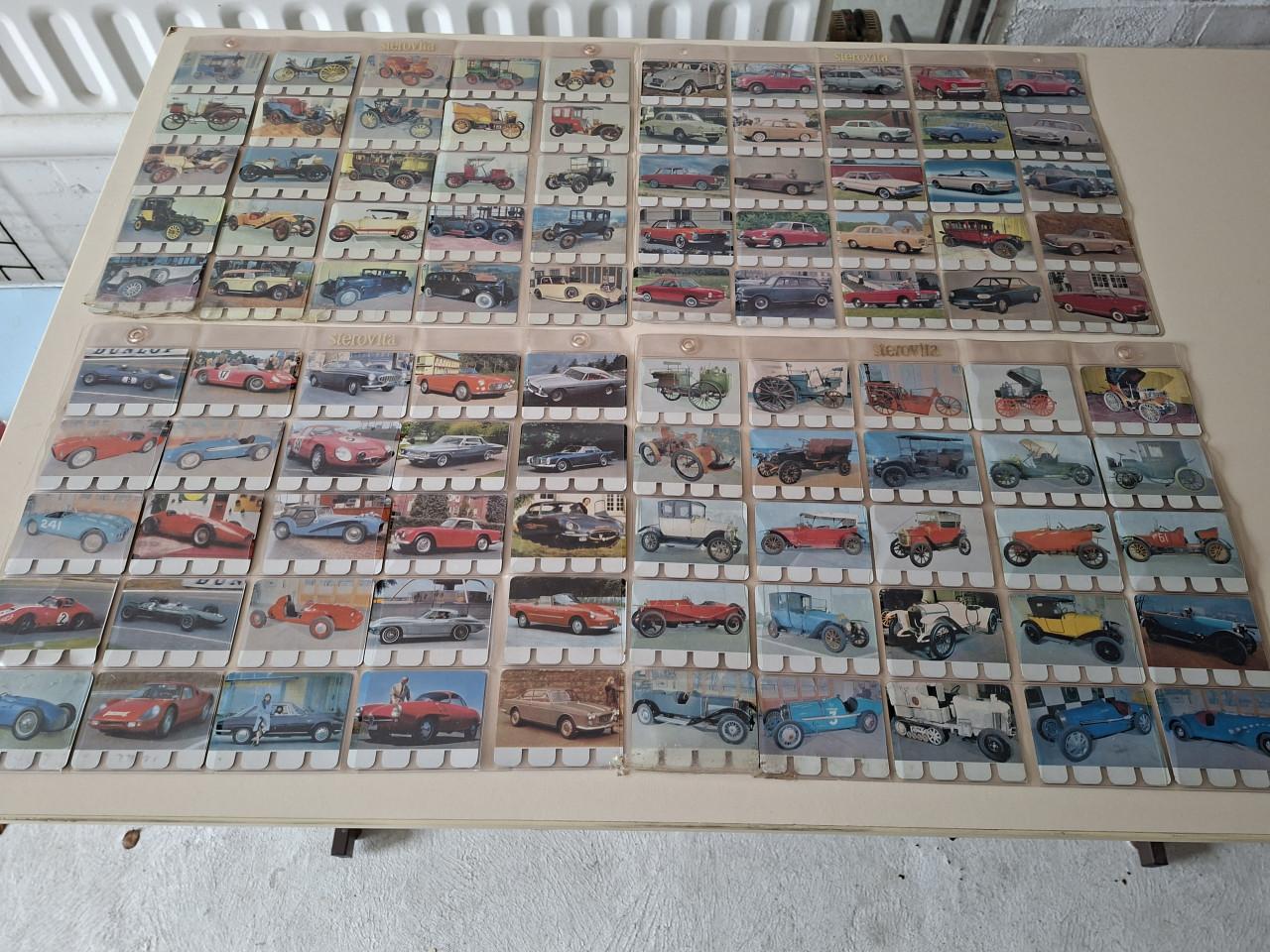 Vellen platic hoezen, afbeeldingen mini auto's