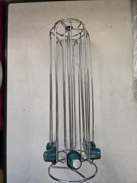 Koffiecups-houder RVS incl. 5 nespresso cups