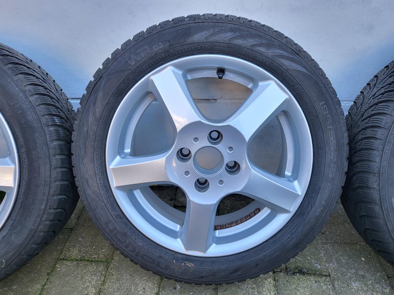 Velgen met Winterbanden