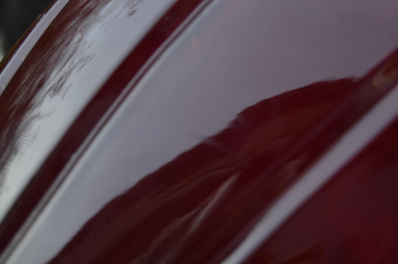 Fraaie grote rode glazen vaas Frans, Art Deco (?)