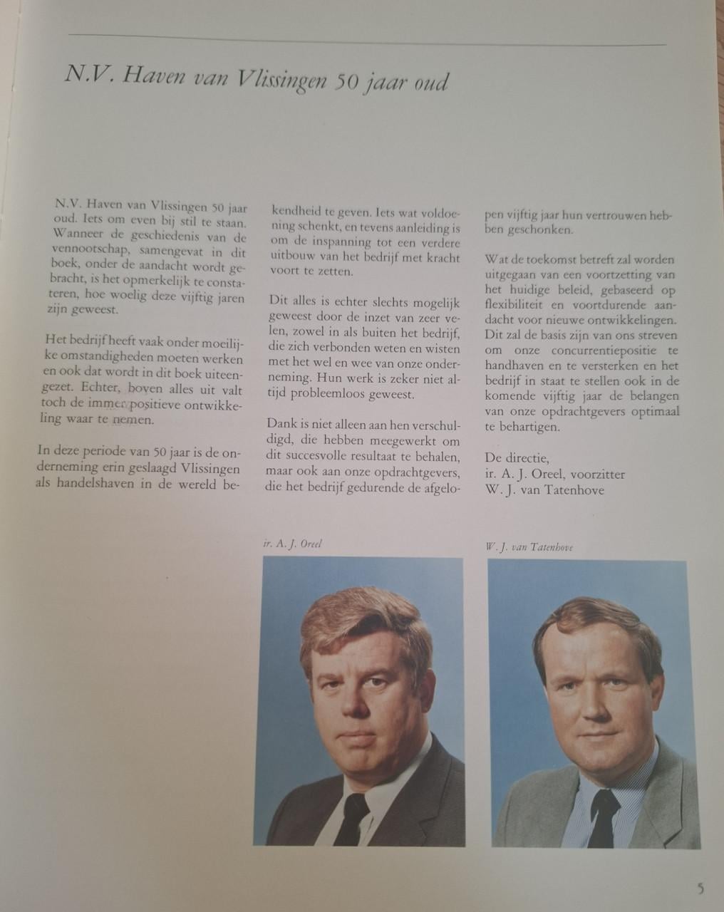 NV haven van Vlissingen 1934-1984, door Henri Arnoldus