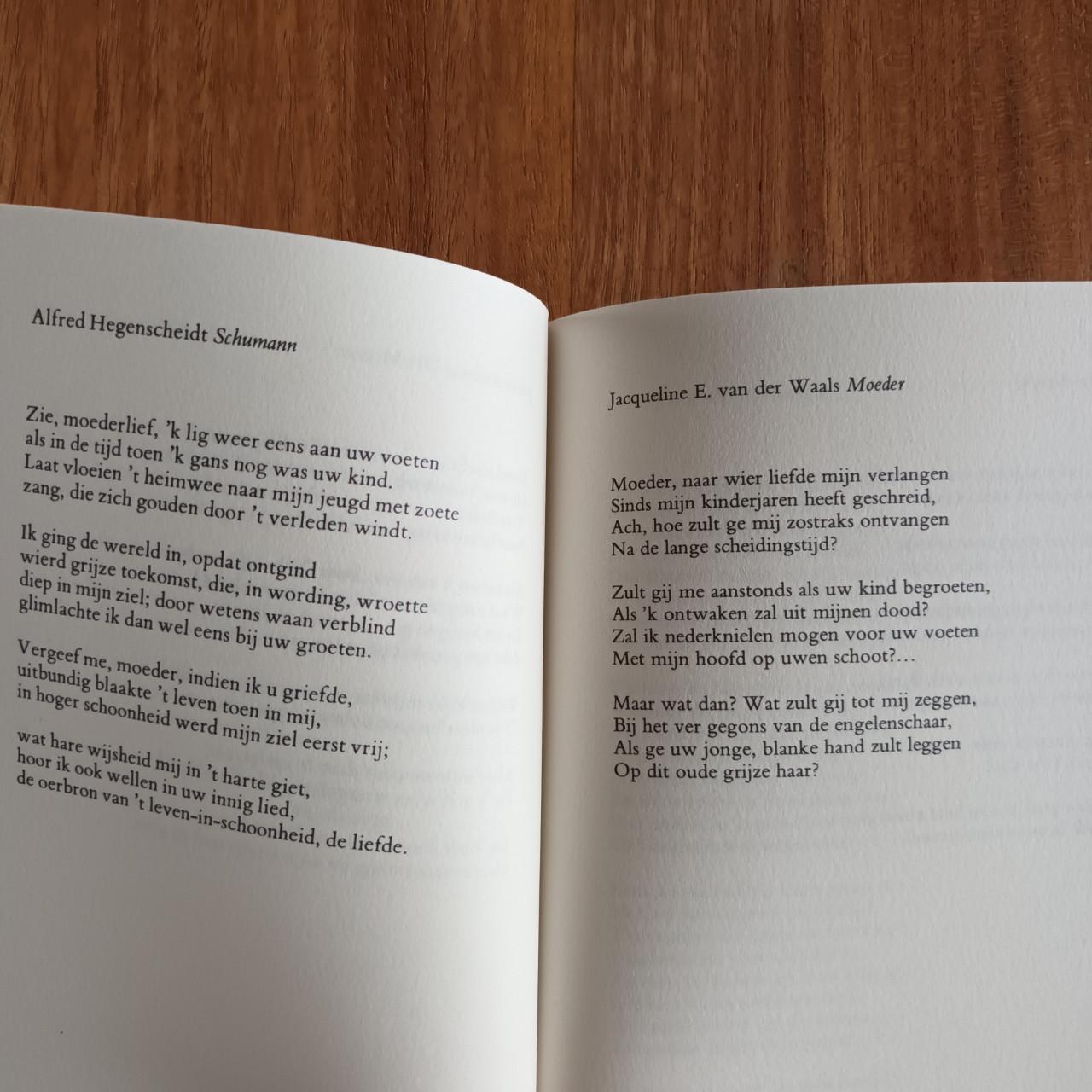 De moeder door Gerrit Komrij poëzie-bloemlezing