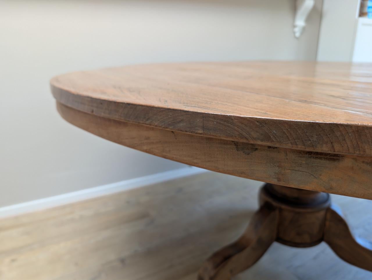 Ronde Teak eettafel 160cm
