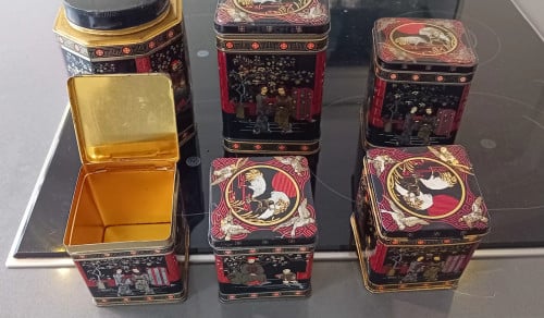 Set chinese thee blikjes