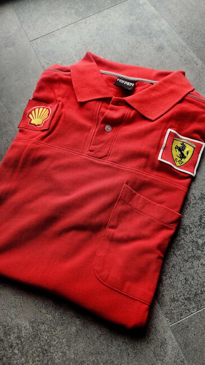 Ferrari polo shirt rood maat XL – officiële licensed – Shell & Magneti