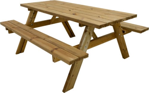 Picknicktafel 240 cm bruin geïmpregneerd