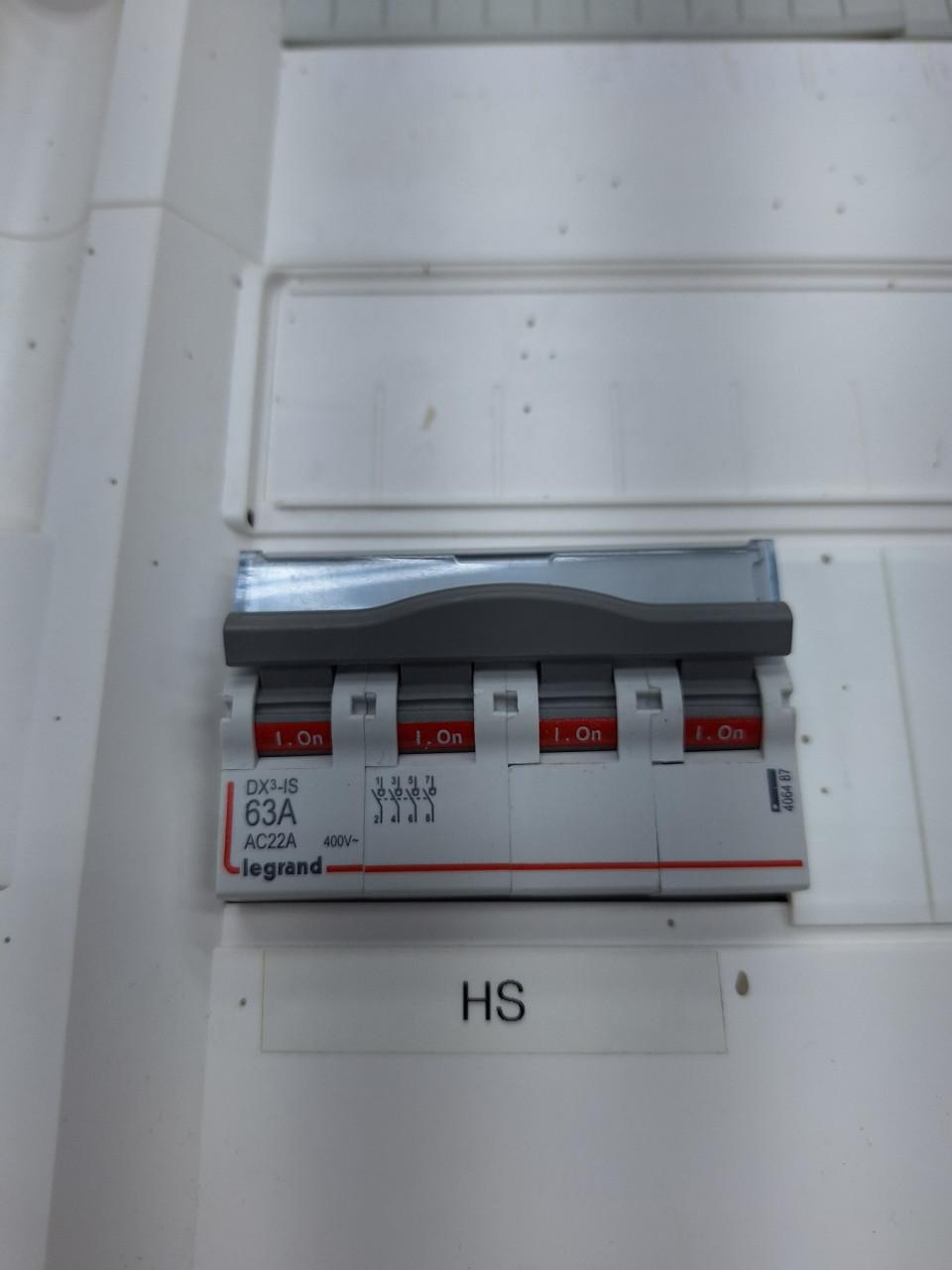 Installatie automatenkast