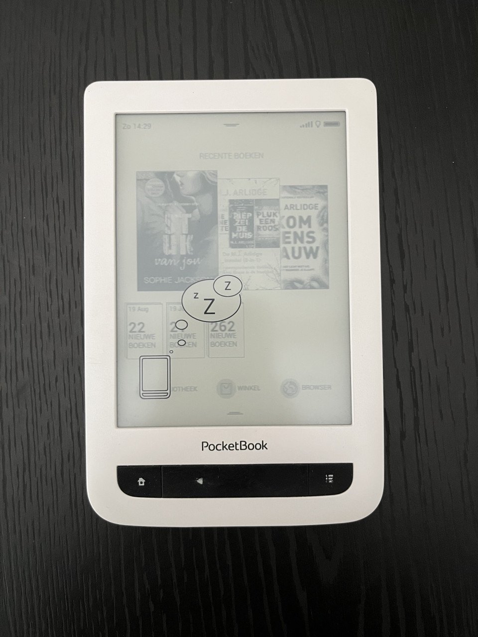 PocketBook Touch Lux 3 E-reader met 250+ boeken