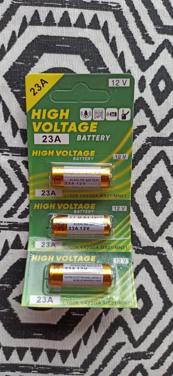 Batterij 12V 23A - Alkaline - Exp. date 2028/12.