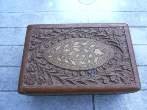 HOUTEN KISTJE 15 X 10 X 6 CM