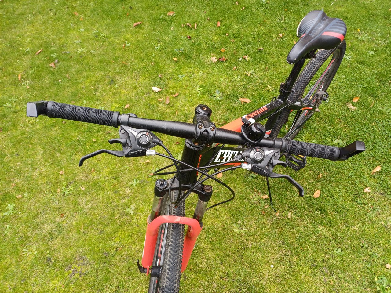 Cyclux jongens MTB 26 inch rood/zwart