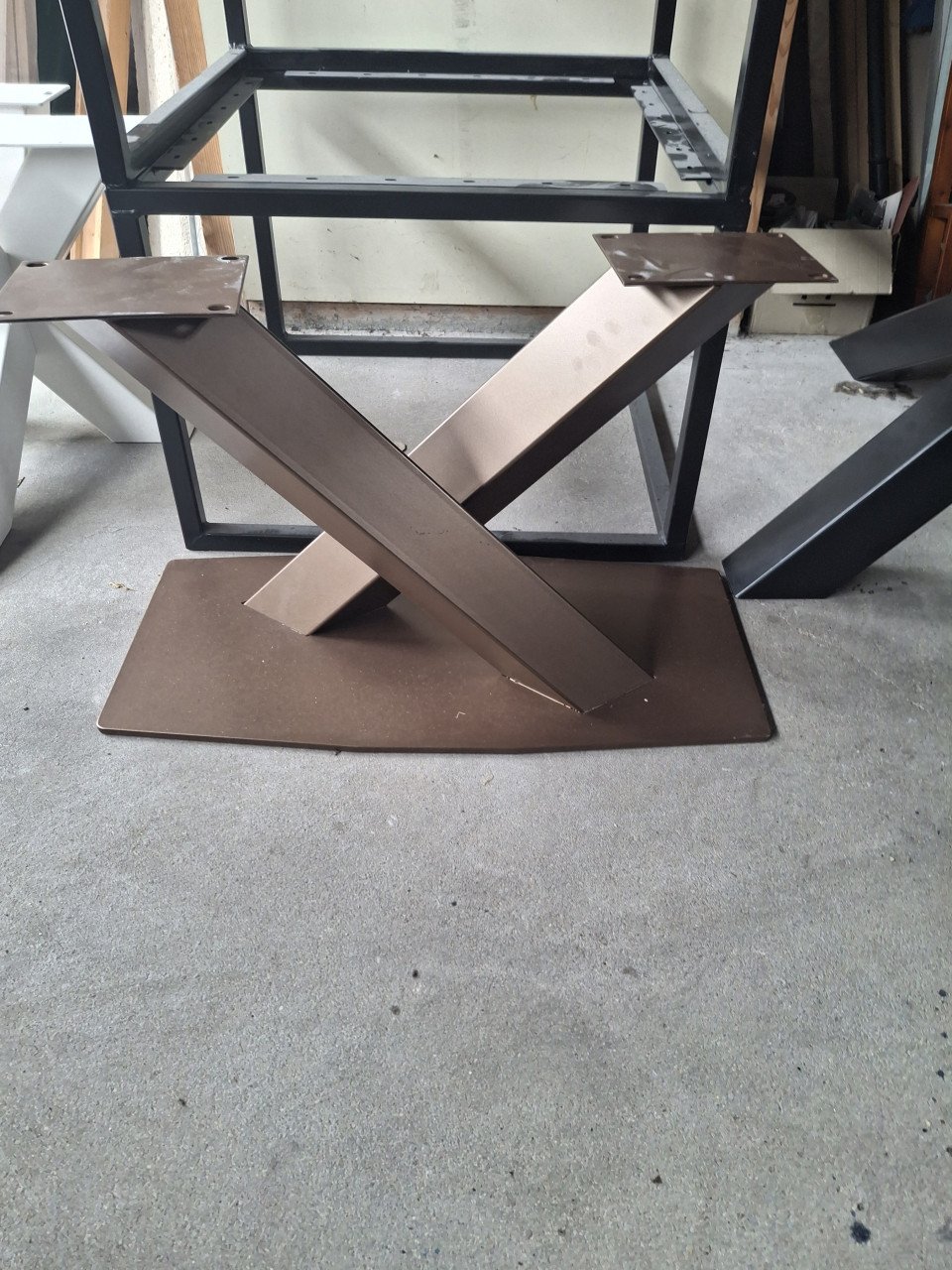 Onderstel salontafel goudbruin