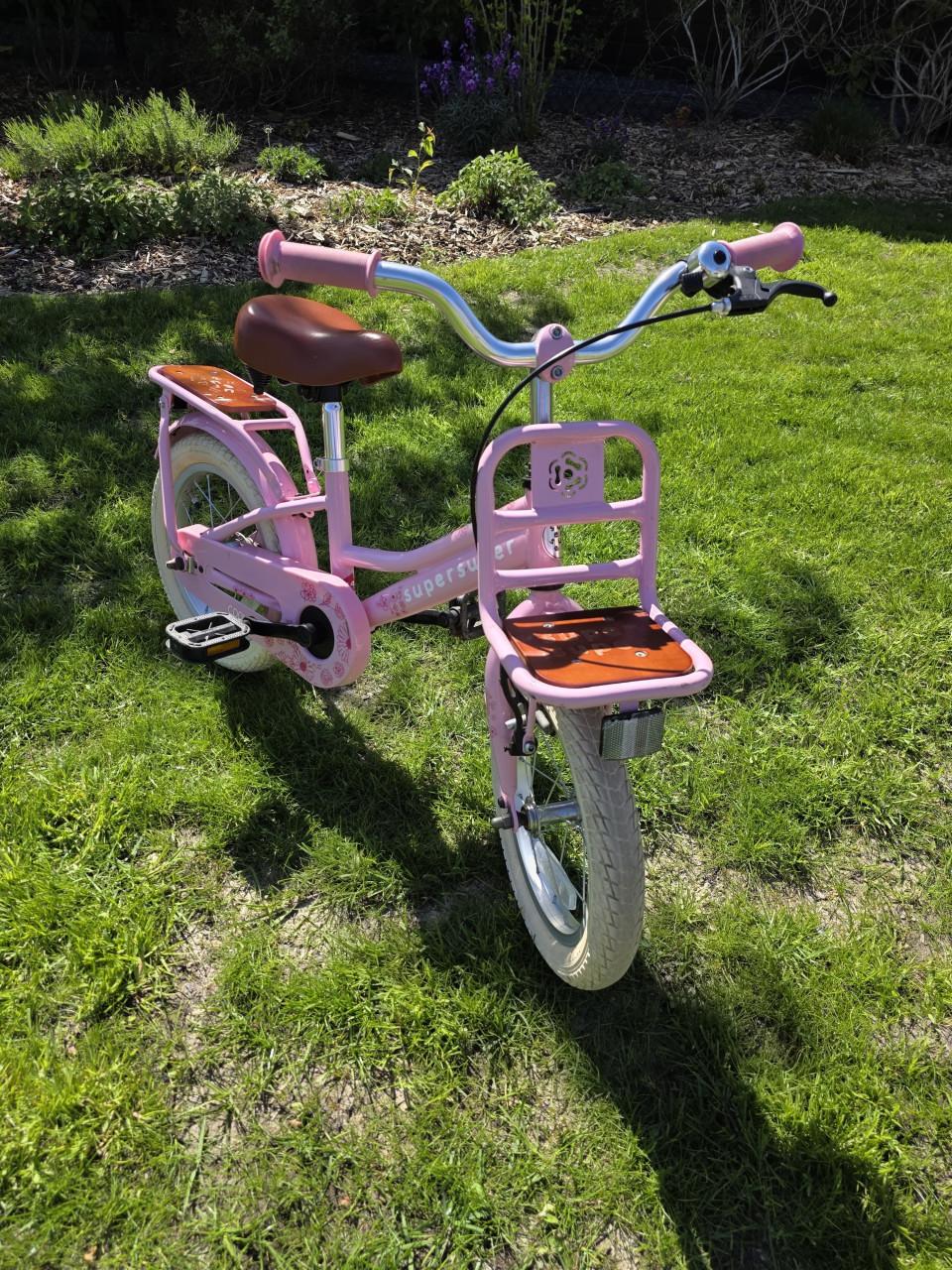Roze kinderfiets 14 inch