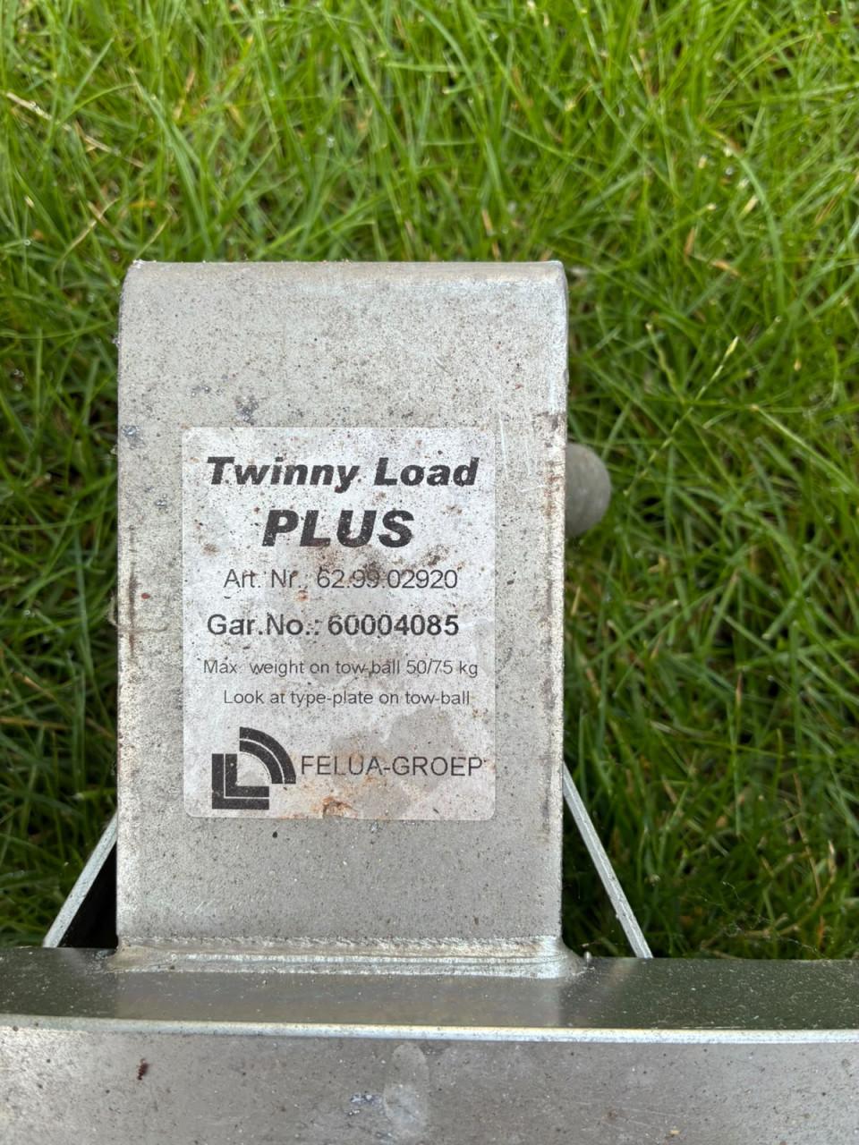 Twinny Load Plus fietsdrager voor op trekhaak