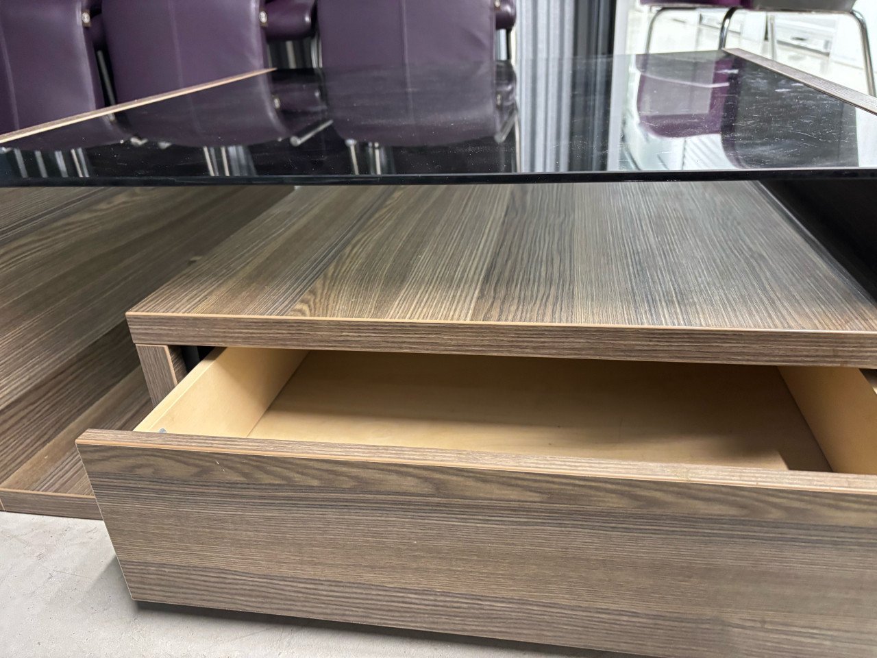 Salontafel - tv meubel - hoogglans wit