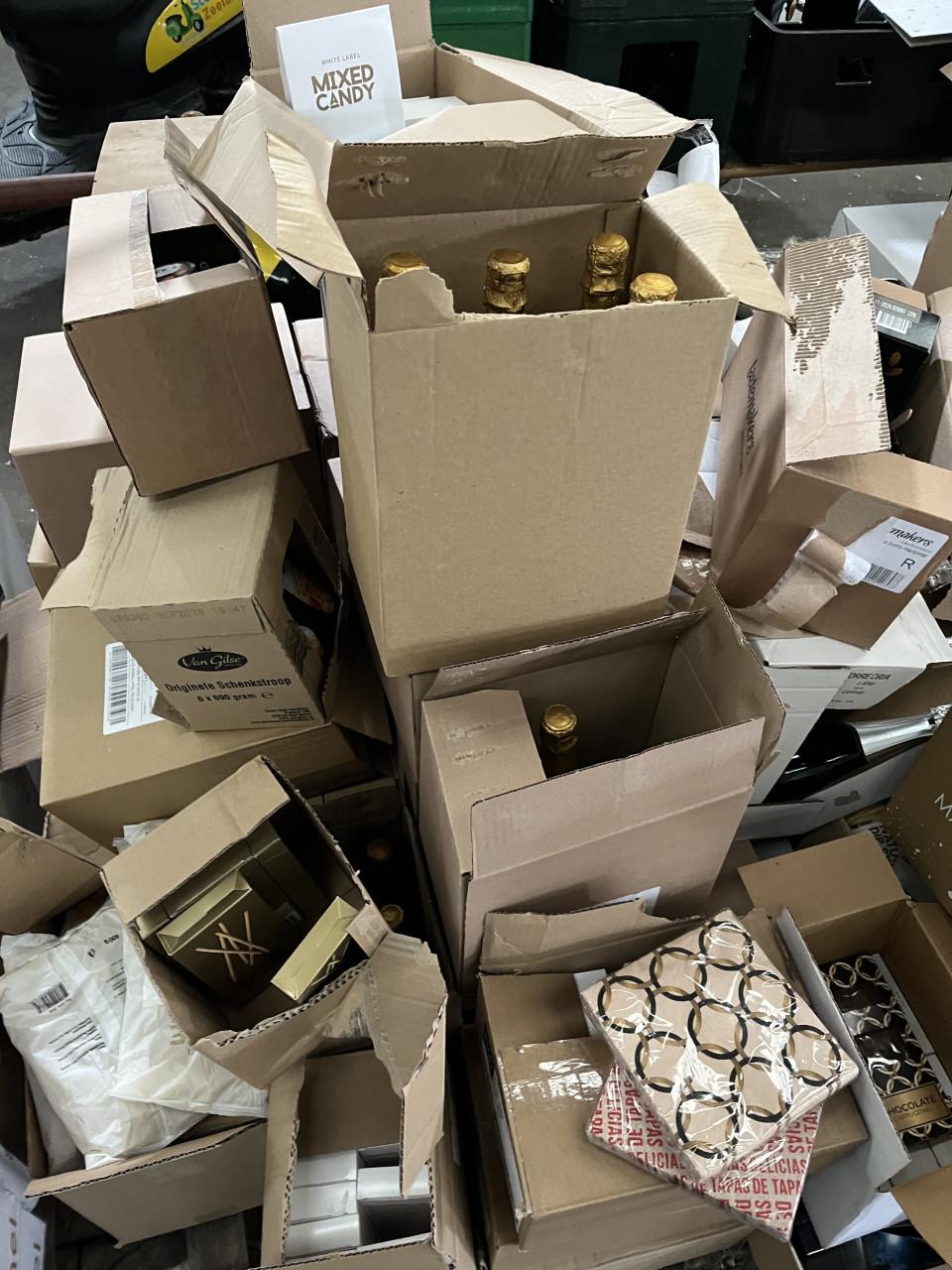 Etenswaren kerstpakket artikelen