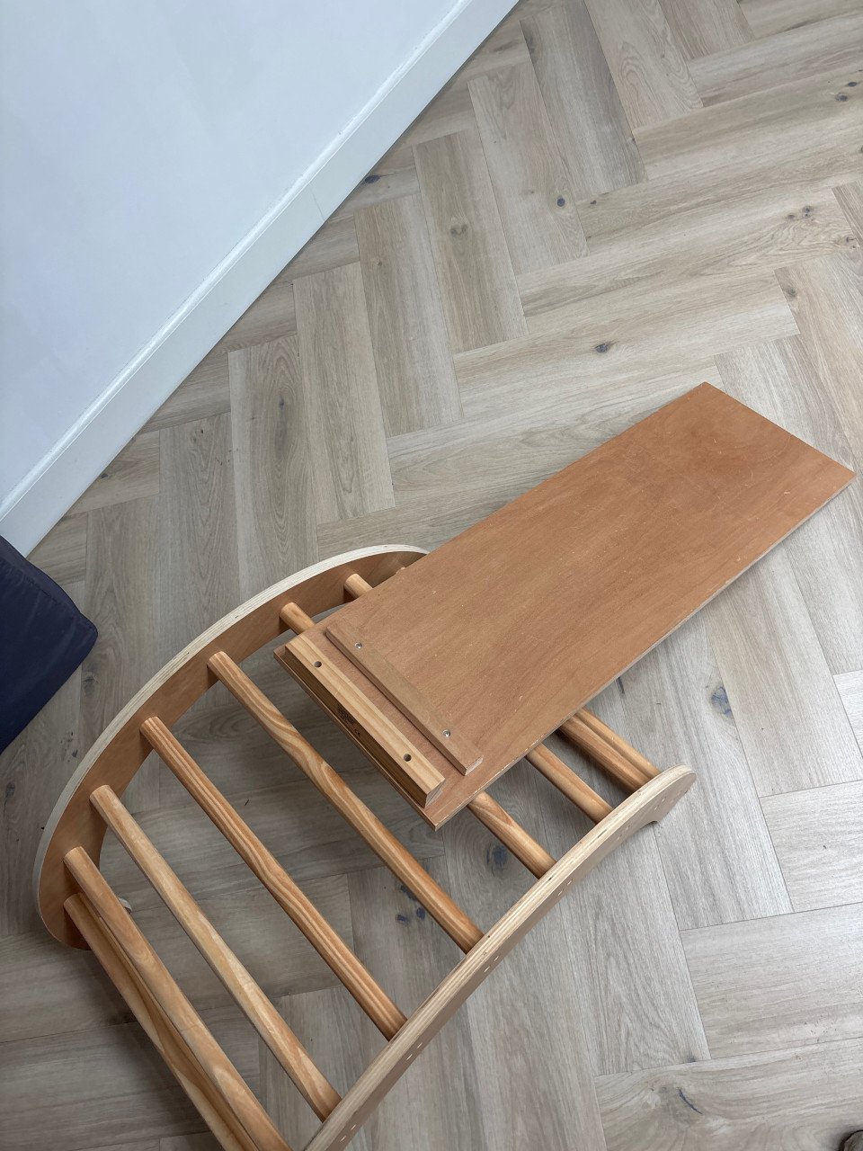 Klimrek en glijbaan
