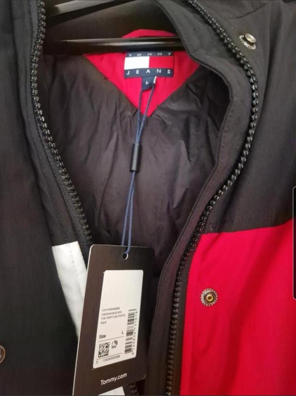 Tommy Hilfiger cropped puffer jas