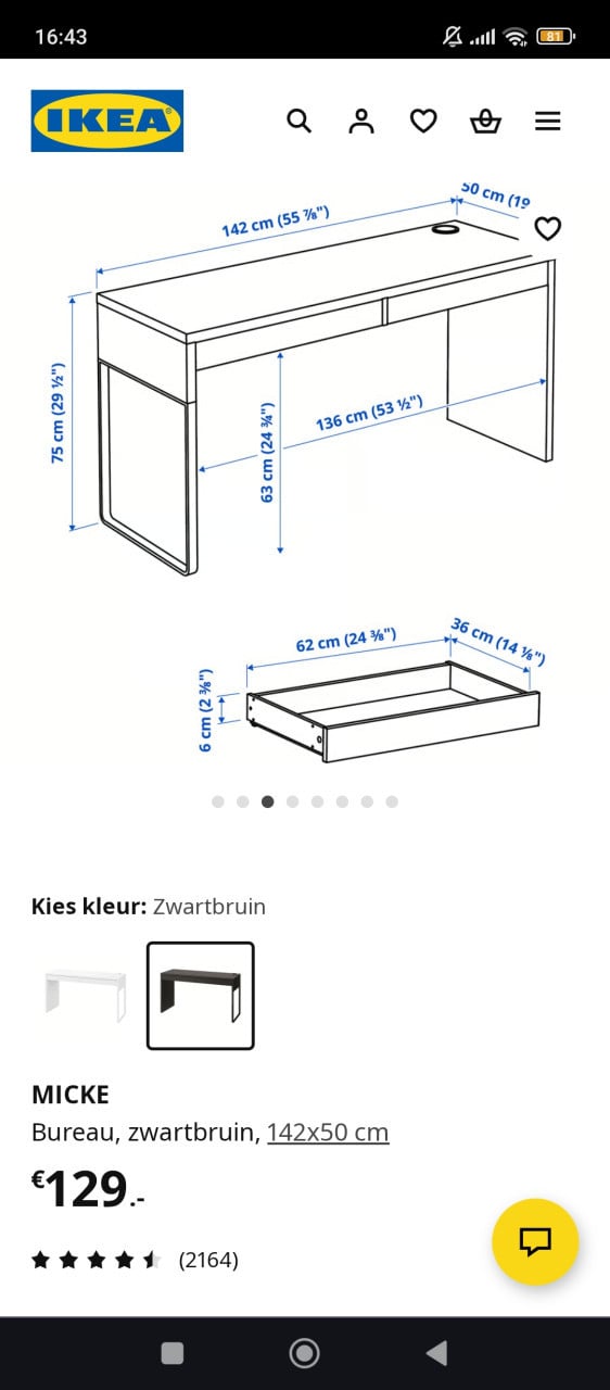 Bureau ikea
