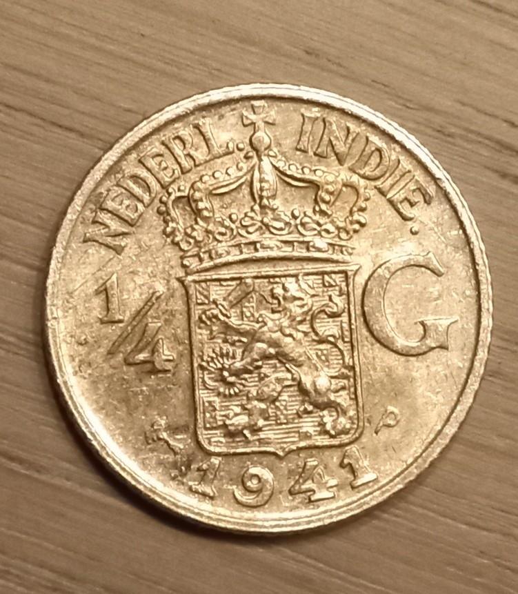1/4 gulden Ned. Indië