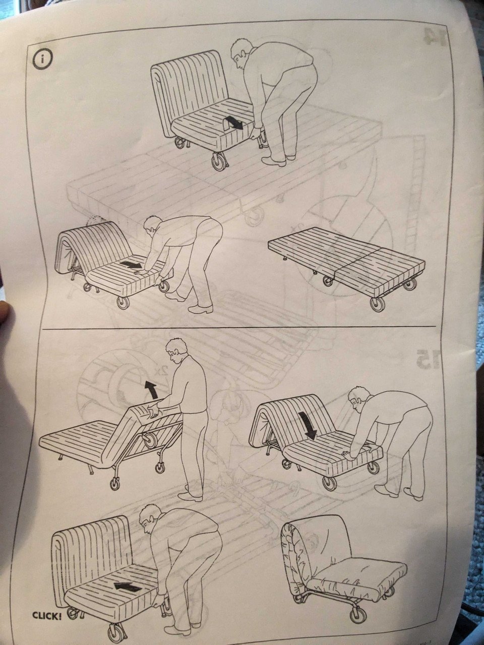 1 persoons slaapbank ikea ps