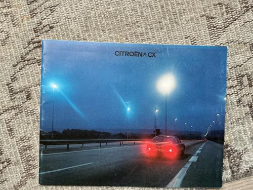 Citroen CX 1977 brochure