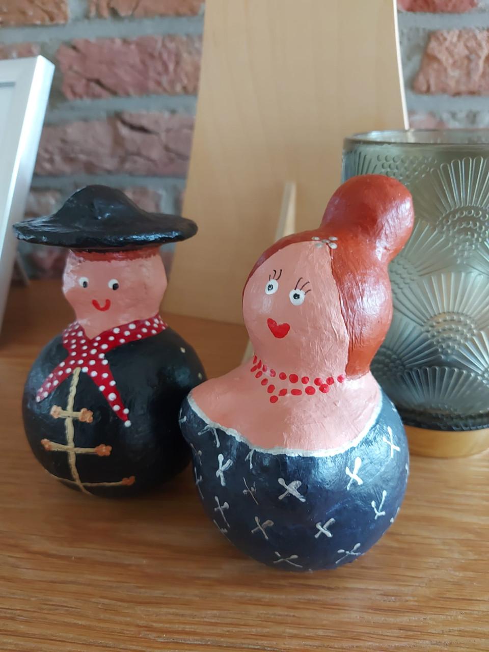 Zeeuws stel beeldjes (man + vrouw | handgemaakt)