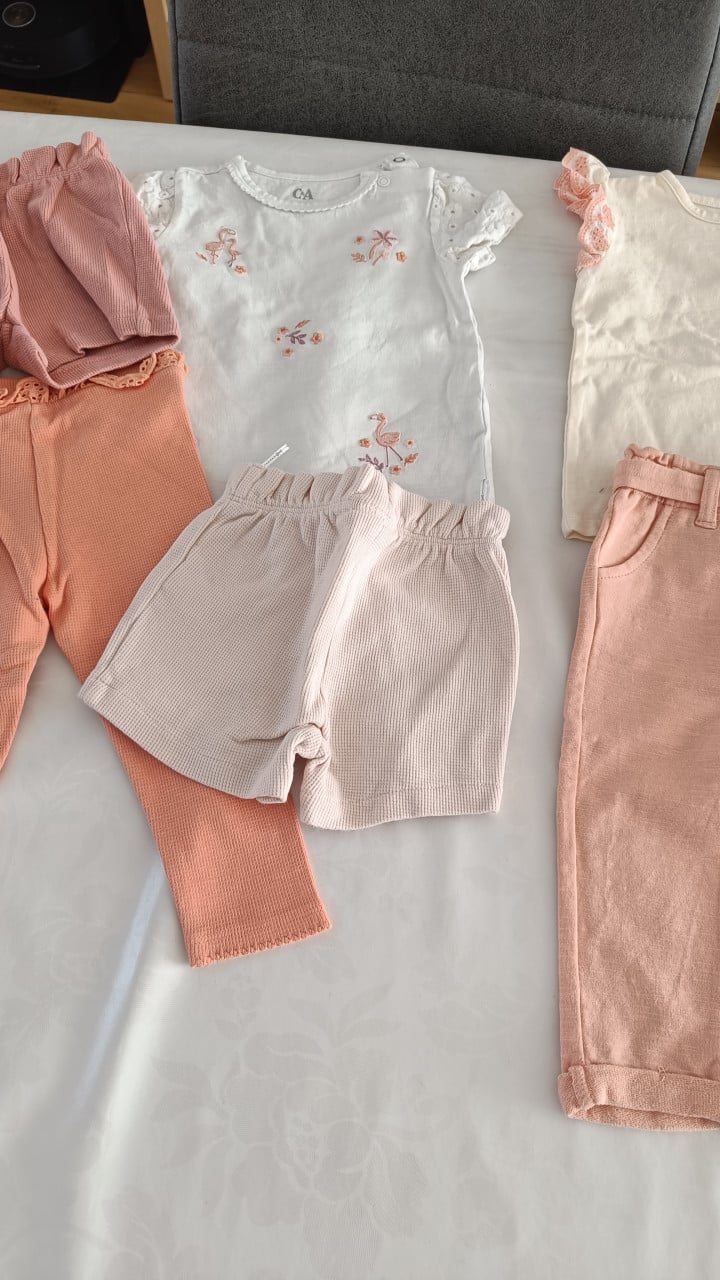 46 delig meisjespakket maat74/80