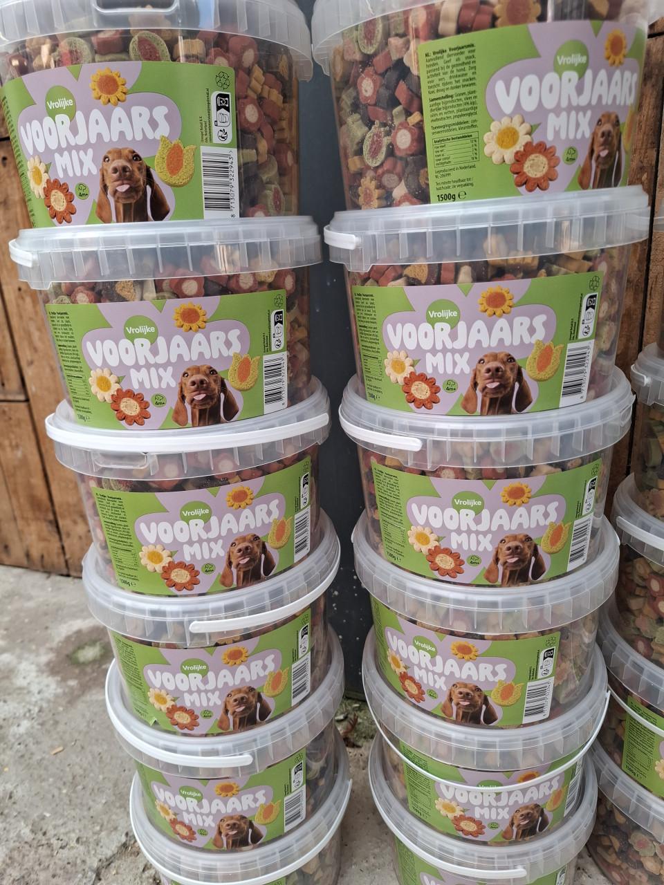 Voorjaarsmix voor honden