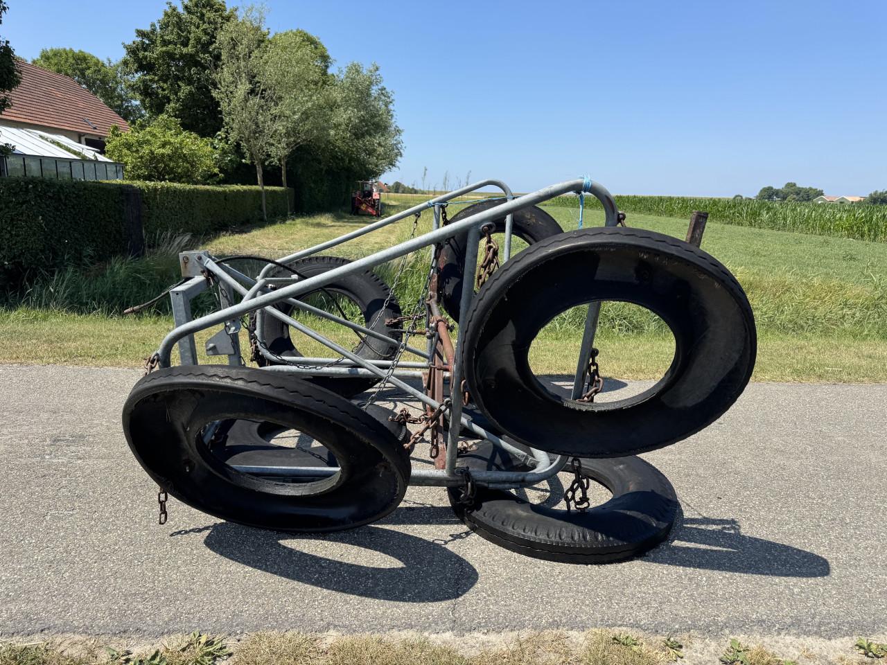 Bandensleep 4 Mtr Hydr.opklapbaar