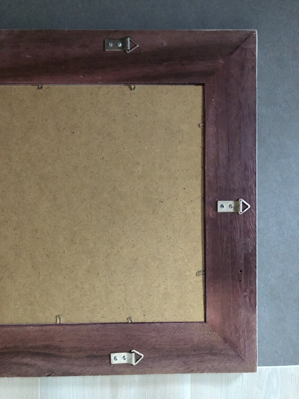 Spiegel groot met houten lijst