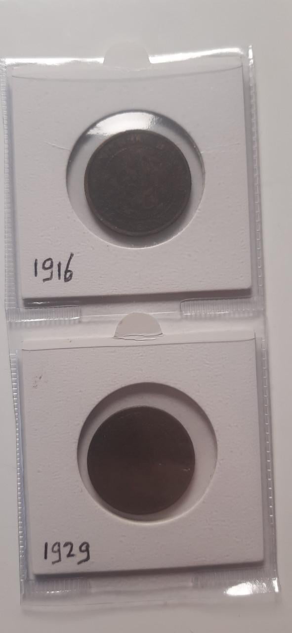 2.5 cent wilhelmina 2 stuks