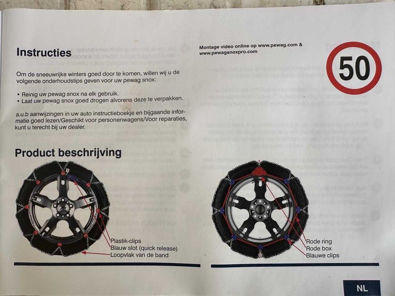 Pewag sneeuwkettingen  SNOX SUV SXV 580