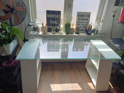 Eettafel - Glazen blad