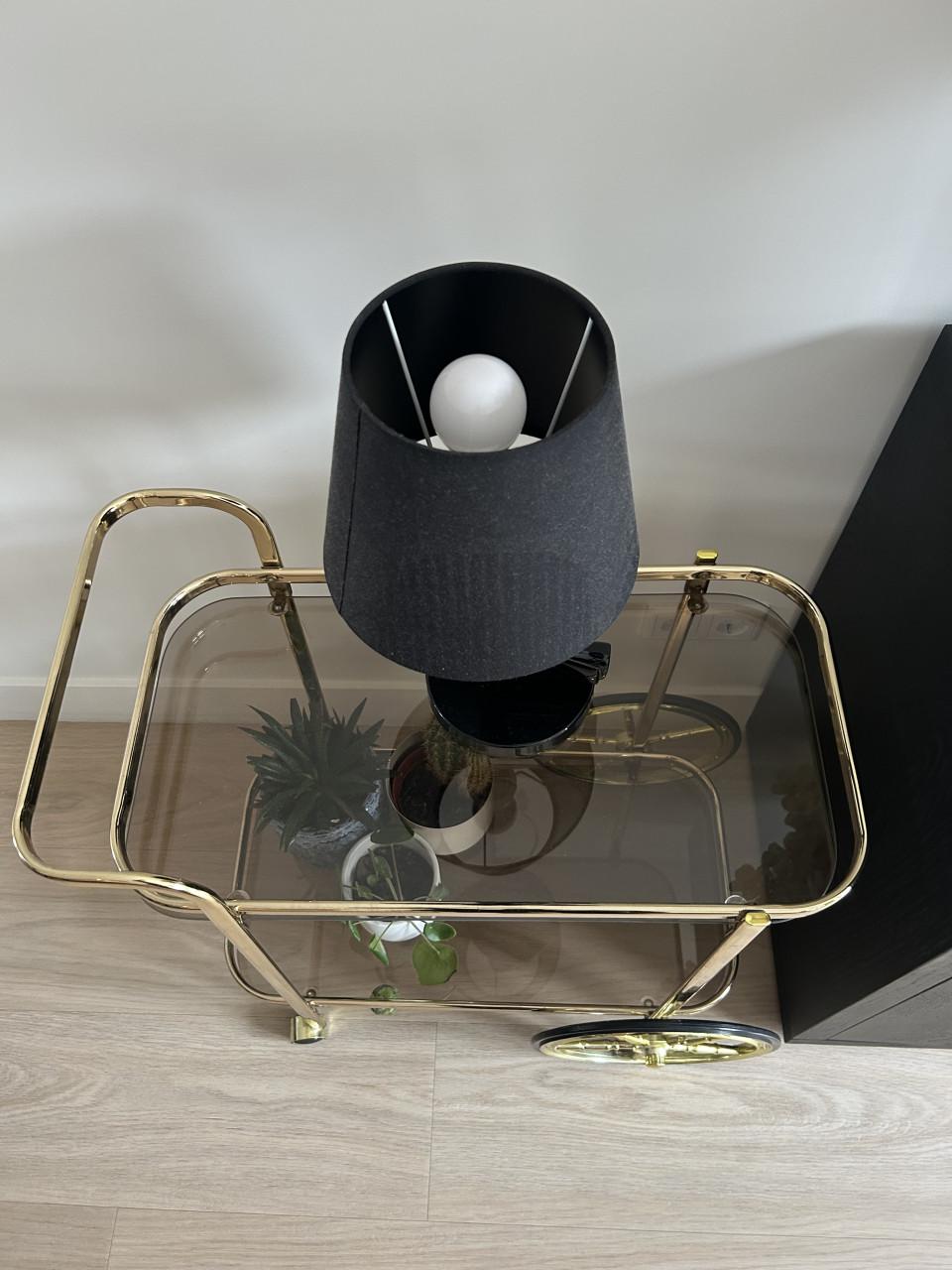Vintage Golden Bar Cart