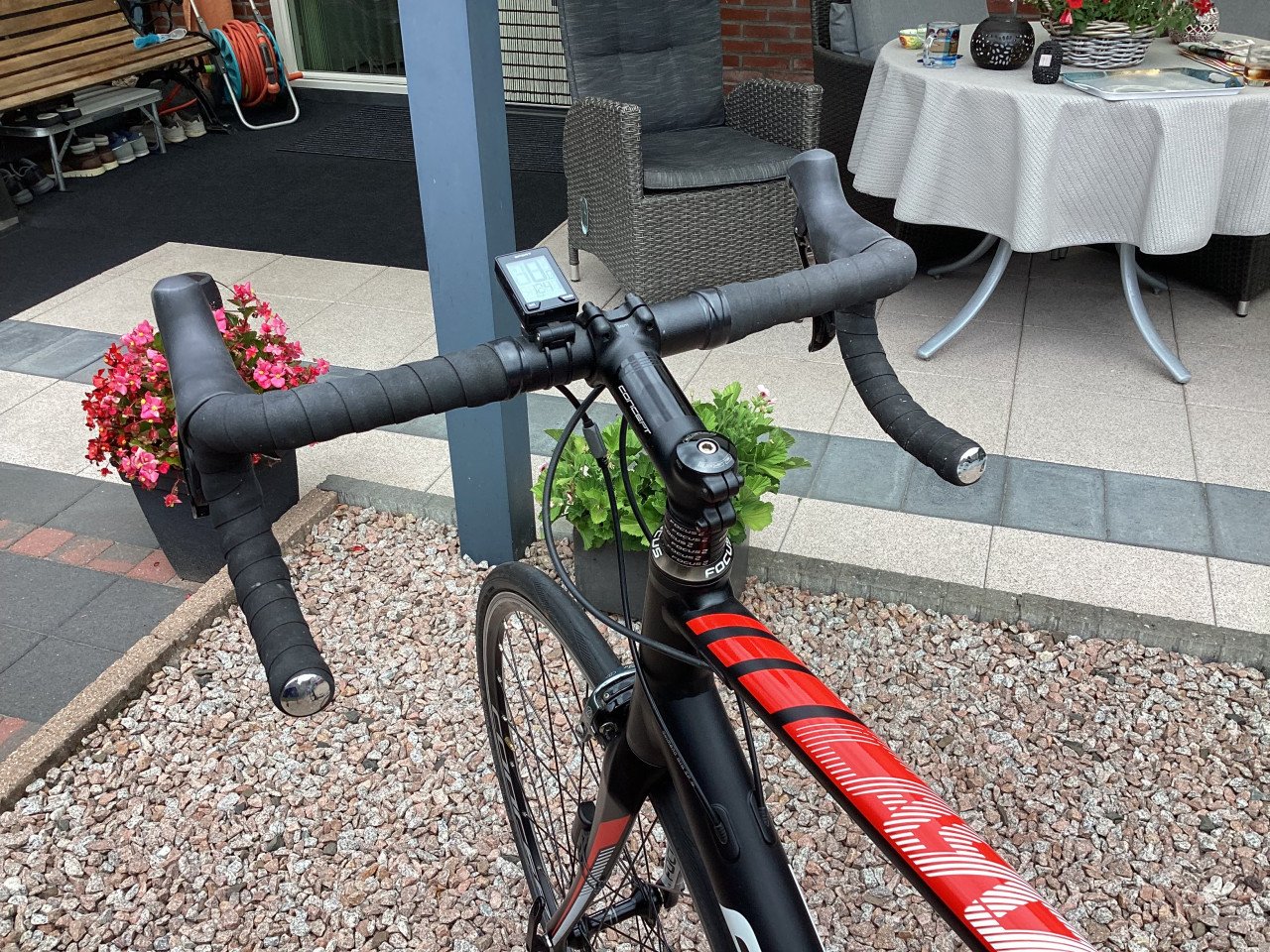 Nette Racefiets Focus Cayo XL, 60 cm, c/t aluminium frame, carbon voorvork.