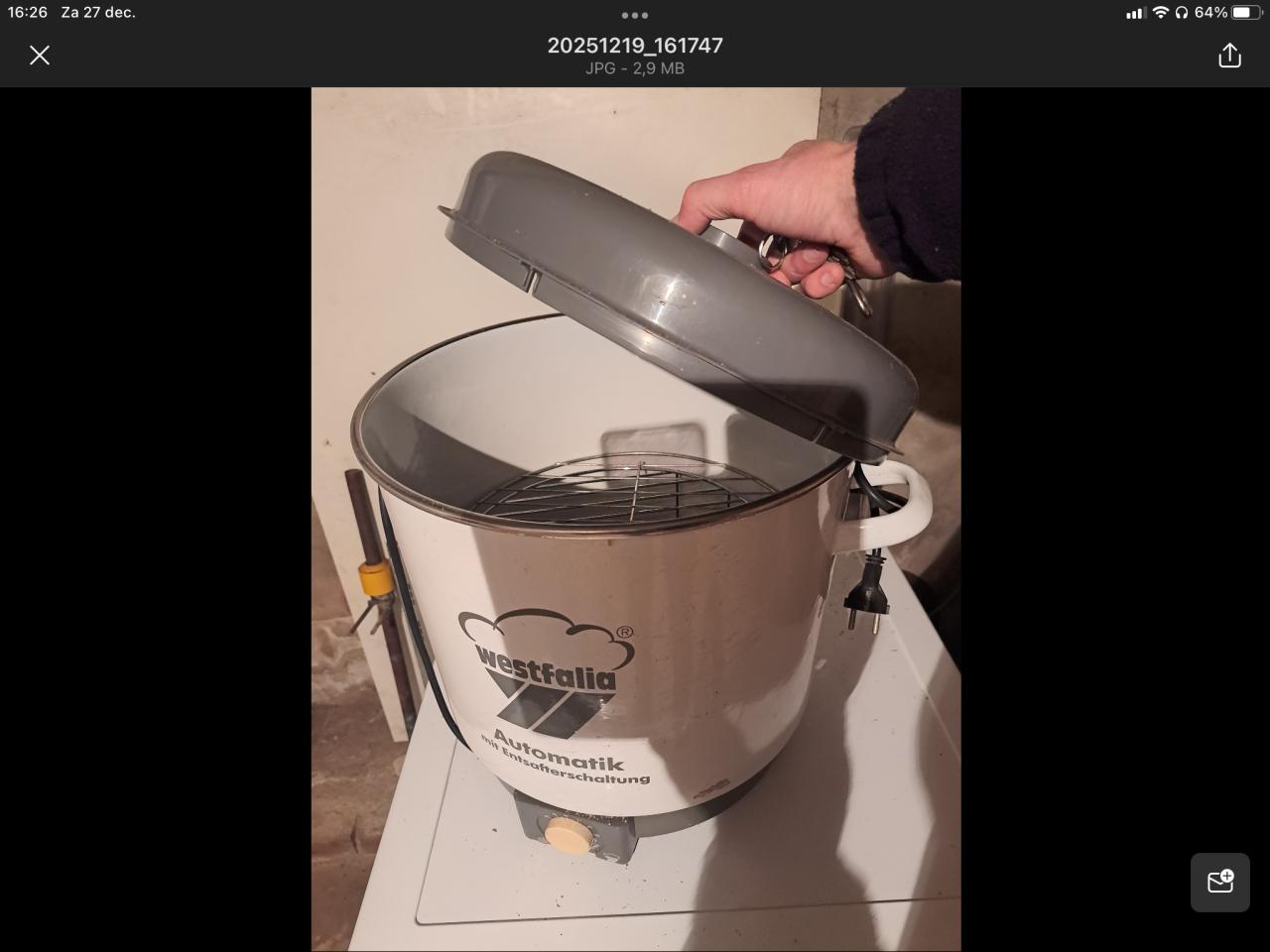 Weck ketel met potten