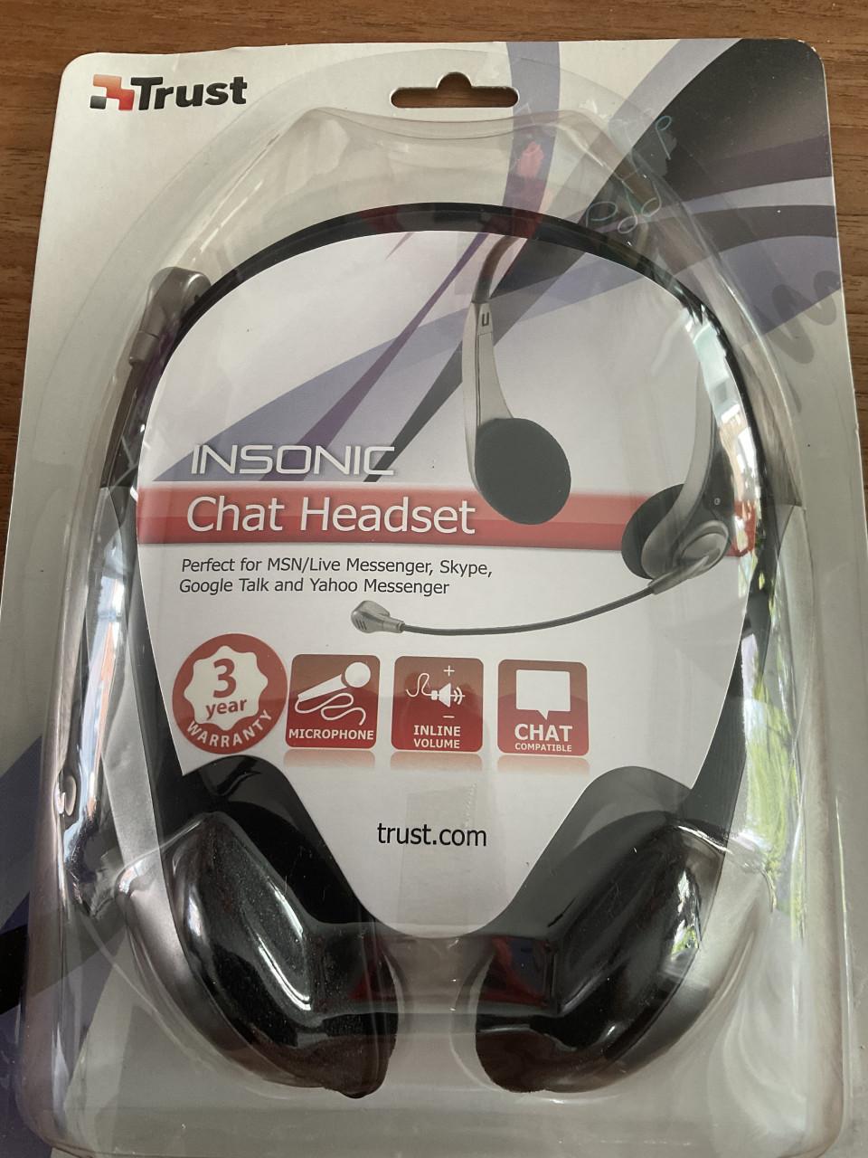 Trust Insonic Chat Headset - Nieuw in verpakking