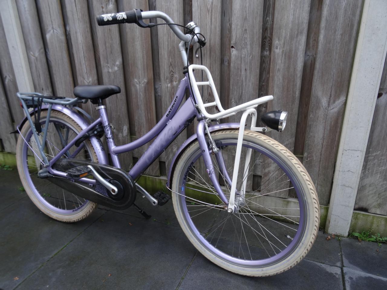 🚲💜 Batavus Diva 24 inch Transport Meisjesfiets – Lila