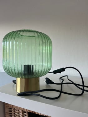 Te koop leuke sfeervolle groene lamp